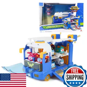 B0cm932vsg Super Wings Season 7 Pets Mini Base Transforming Playset Bus Toy