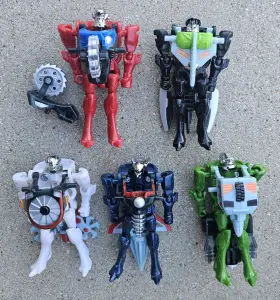 1122334455 Takara 5 Rare And Vintage 1998 Microman Micronauts Action Figures Complete Set
