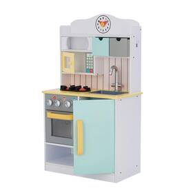 Teamson Kids B0771d5jvm Little Chef Florence Classic Interactive Wooden Play Kitchen