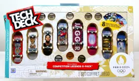 6070368 Tech Deck Competition Legends 8-pack Mini Skateboards Olympic Games Paris 97