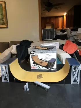 Tech Deck 648465138069 Finger Board Skateboard Sk8 Skate Park Half Pipe Ramp With Box Target