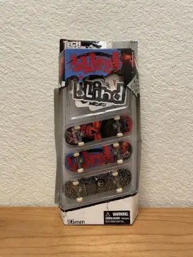 Tech Deck 648466134009 New Blind 3-pack Fingerboard Nos 96mm Factory Sealed Vg With Stickers