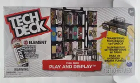 Tech Deck 778988332214 Play And Display Transforming Ramp Set Carrying Case Fingerboards New