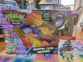 83447 Teenage Mutant Ninja Turtles Mayhem Chopper Cycle Exclusive Rocksteady C