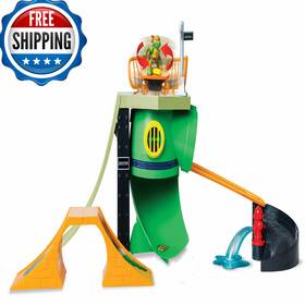 Teenage Mutant Ninja Turtles B0c471dv2j Toy Turtle Madness Skate Park Playset Classic
