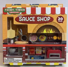 Teeny Tinies 840287956795 Sauce Shop 20pc Mini Food Playset Dollhouse New