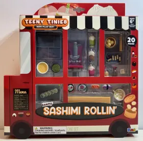 Teeny Tinies 840287975864 Sashimi Rollinft 20pc Mini Food Playset Dollhouse New
