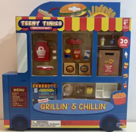 Teeny Tinies 840287975888 Grillinft Chillinft 20pc Mini Food Playset Dollhouse New