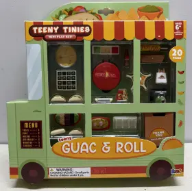 Teeny Tinies 840287975895 Guac And Roll 20pc Mini Food Playset Dollhouse New