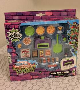 Teeny Tinies 9233267 Nickelodeon Tmnt Pizzeria Playset Boxed 20pc 2024 Age 6