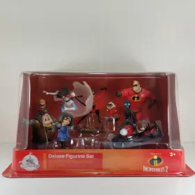 The Disney Store 461077448940 Incredibles 2 Deluxe 10 Pvc Figure Play Set Figurine Cake Topper Toy