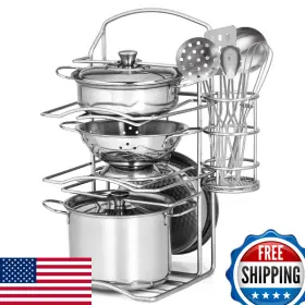 B0cpykrhjh Tikonsyol 12pcs Kids Pots And Pans Playset Pretend Play Kitchen Set Toy