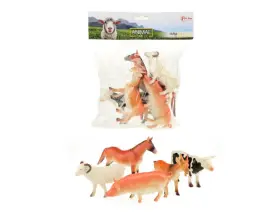 34922a Toi-toys Play Set Farm Animals 5-piece