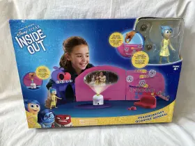 Tomy 012036614960 Disney Inside Out Headquarters Playset Joy Figure Light Up Memory Spheres Hq New