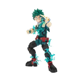 B0cnkrxffc Total Anime Izuku Midoriya 6.5 Inch Figure - Swappable Faces Hands And Effects
