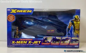 08521 Toy Biz Sealed Marvel X Men Electronic Jet With Wolverine Figure Makes Sounds