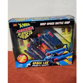 40300 Toy Biz X-men Attack Playsets Space Lab With Cyclops Vs Magneto Mpn Age 3