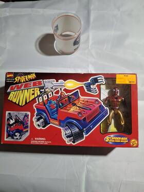 Toy Biz 49717 Marvel Spider-man Web Runner Vehicle Playset With 5 Inch Figure Mpn