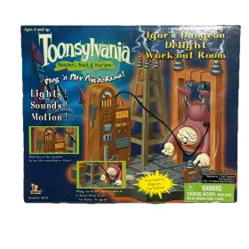 36131 Toy Island Vintage 1998 Toonsylvania Igor S Dungeon Workout Room Playset Brand New Sealed