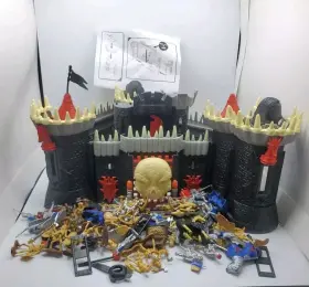 Toy Major 754046811907 Tomb Warrior Deluxe Skeleton Castle Playset By Incomplete
