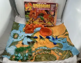 Toy Street 054671047000 1992 Land Of The Dinosaurs Prehistoric Playset By Great Condition