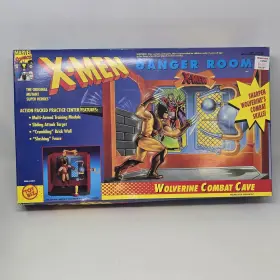 Toybiz 035112049715 1994 X-men Wolverine Combat Cave Danger Room Playset New Sealed