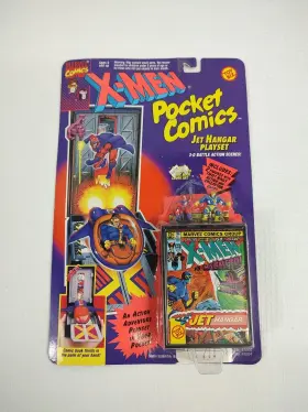 Toybiz 035112492047 Marvel X-men Pocket Comics Jet Hanger Playset 1994