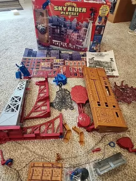 Toybiz 086892700556 Spider-man Sky Rider Playset 2002 Toy Biz Missing Spiderman And Missiles