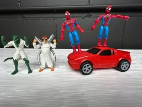 Toybiz 086892720370 Action Figures Car Parts Marvel Spider-man Stunt System Playset Toy Biz 2004