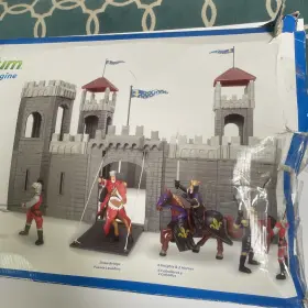 Toys R Us 006592499808 Imaginarium Castle Fortress Playset With Knights And Horses