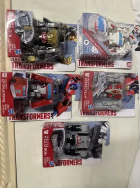 Transformers 630509633197 Movie Optimus Grimlock Ratchet Megatron & Starscream New 2017