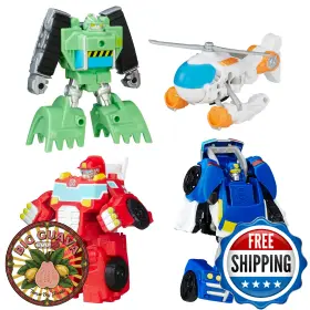 B01bmw5q7g Transformers Rescue Bots Griffin Rock Team Action Figures Amazon Exclusive