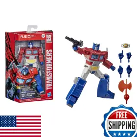 B08pn4vgvj Transformers R.e.d. G1 Optimus Prime Non-converting 6 Inch Action Figure Matrix