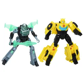 B0cbkr9xjz Transformers Earthspark Cyber-combiner Bumblebee And Mo Malto Robot Action Figure
