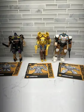 F8047 Transformers Rise Of The Beasts Jungle Mission Action Figure Set - 3 Pack Loose