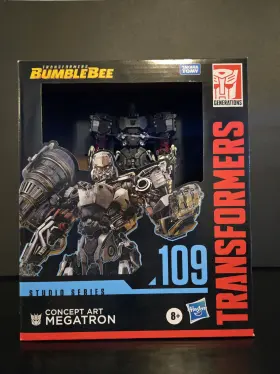 F8772 Transformers Studio Series Bumblebee Megatron Concept Art Leader Class #109