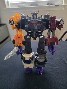 Transformers Uw-02 Takara Tomy Menasor Complete In Box With Tav-25 Runabout