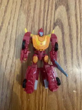 F0667 Transforming Transformers War For Cybertron Kingdom Core Class Autobot Hot Rod 100% Complete