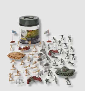 True Heroes 190587076199 Military-inspired Soldiers Forces Bucket Kids Toy Set Age 3