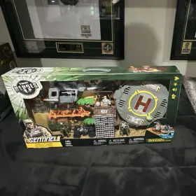 Ab-115 True Heroes Sentinel 1 Helicopter Playset Figures Battery Powered