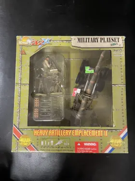 20510 Ultimate Soldier 32x Heavy Artillery Emplacement 1 32 Military Playset Ww2 New