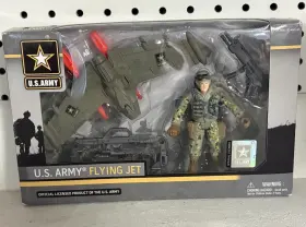 Us Army 680108060221 U.s. Flying Jet Soldier Action Figure Playset Official Licensed