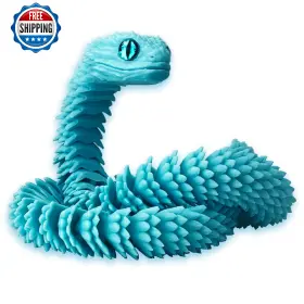 B0dltgbhdz Uxbstm 24in 3d Printed Snake Toys Flexible Animal Fidget Adhd