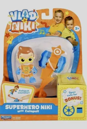 57560 Vald & Nikki Superhero Niki With Catapult Figure