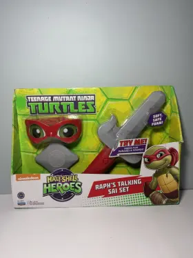 Viacom 043377965145 2014 Teenage Mutant Ninja Turtles Ralph S Talking Sai Set - Nib Rare Htf