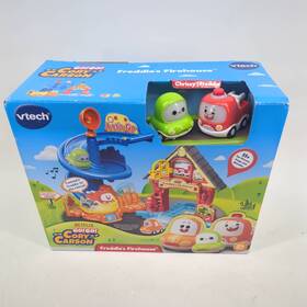 Vtech 80524000 Netflix Go Cory Carson Freddie S Firehouse Playset Brand New Kid Gift