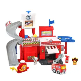 B0brzs76rb Vtech Go Smart Wheels Rescue Tower Firehouse Toy Fire Truck Set