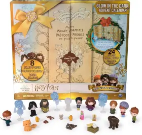 Warner Bros. 681147011779 Harry Potter Micro Magical Moments Marauders Map Advent Calendar New Glow Dark