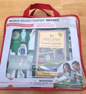 Whole Wide World Toys 864968000027 Village Playset Ireland In Zippered Clear Bag Learning Educational Toy New