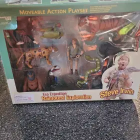 64959 Wild Republic Steve Irwin Rainforest Jungle Moveable Playset Australia Zoo 2006